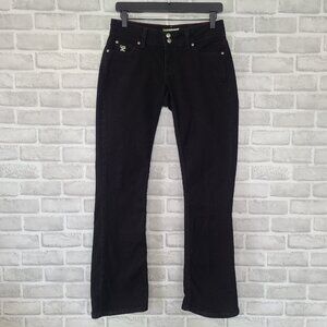 Twenty X Wrangler Jackson Jeans Bootcut Western Cowgirl Riding Black Denim 5/6